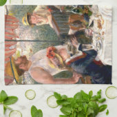 ルノアールルフランスのンチョンボートパーティー キッチンタオル (折り畳み)