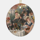 ルノアールルフランスのンチョンボートパーティー セラミックオーナメント (左)