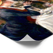 ルノアールルフランスのンチョンボートパーティー ポスター (角)