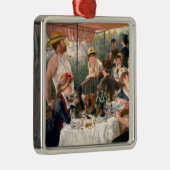 ルノアールルフランスのンチョンボートパーティー メタルオーナメント (右)