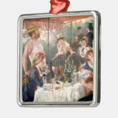 ルノアールルフランスのンチョンボートパーティー メタルオーナメント (左)