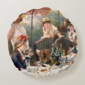 ルノアールルフランスのンチョンボートパーティー ラウンドクッション (裏面)