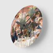 ルノアールルフランスのンチョンボートパーティー ラウンド壁時計 (傾斜)