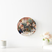 ルノアールルフランスのンチョンボートパーティー ラウンド壁時計 (ホーム)