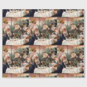 ルノアールルフランスのンチョンボートパーティー ラッピングペーパー (フラット)