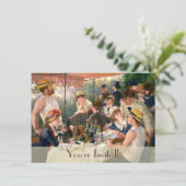 ルノアールルフランスのンチョンボートパーティー 招待状 (スタンド正面)