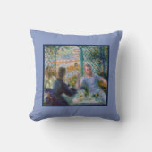 ルノアールヴィンテージアート – Lunch at Restaurant Fournaise クッション (正面)