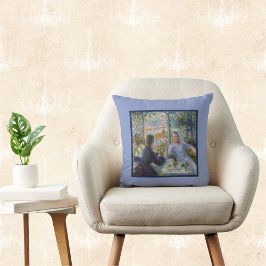 ルノアールヴィンテージアート – Lunch at Restaurant Fournaise クッション