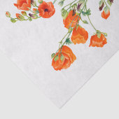 ルノアールヴィンテージ赤い花バラデコページ 薄葉紙 (詳細)