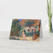 ルノアール印象派のブリタニ絵画で カード (正面)