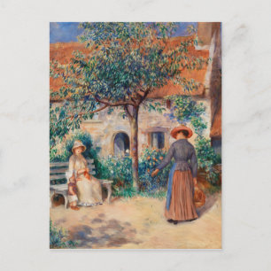 ルノアール印象派のブリタニ絵画で ポストカード