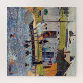 ルノアール印象派の入浴絵画時間 ジグソーパズル (横)