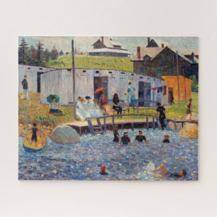 ルノアール印象派の入浴絵画時間 ジグソーパズル