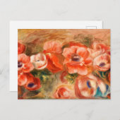 ルノアール印象派絵画の シーズンポストカード (正面/裏面)