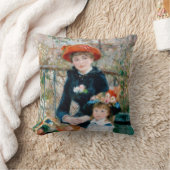 ルノアール印象派絵画 クッション (ブランケット)