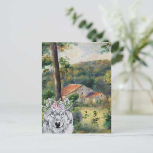 ルノアール周辺のブリイとウルフファンシー ポストカード (スタンド正面)