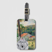 ルノアール周辺のブリイとウルフファンシー ラゲッジタグ (正面縦)