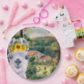 ルノアール周辺のブリイとラマファンシー ペーパープレート (パーティー)