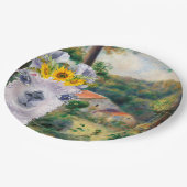 ルノアール周辺のブリイとラマファンシー ペーパープレート (アングル)