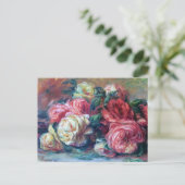 ルノアール捨てバラ ポストカード (スタンド正面)