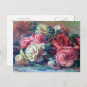 ルノアール捨てバラ ポストカード (正面/裏面)