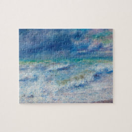 ルノアール海景。青航海の印象主義。海 ジグソーパズル