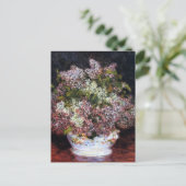 ルノアール花束花ファインアート葉書 ポストカード (スタンド正面)