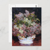 ルノアール花束花ファインアート葉書 ポストカード (正面/裏面)