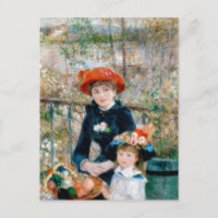 ルノアール「ふたりの姉妹（テラス上）」