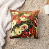 ルノアール – アネモネスのスプレー クッション (ブランケット)