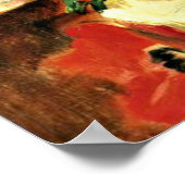 ルノアール – アネモネスのスプレー ポスター (角)