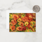 ルノアール – アームフルバラ ノートカード (正面/裏面インサイチュ)