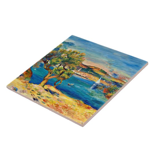 ルノアール – エスタク、美素晴らし術絵画風景、 タイル (側面)