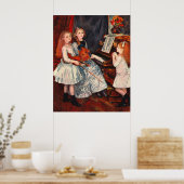 ルノアール – カチュレ・メンデの娘のポートレート ポスター (キッチン)