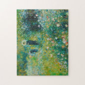 ルノアール・ガーデン・パラソルの女性 ジグソーパズル (縦)