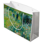 ルノアール・ガーデン・パラソルの女性 ラージペーパーバッグ (裏面アングル)