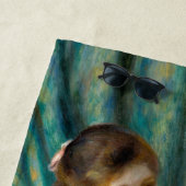 ルノアール・ガールズ・アット・ザ・ピアノ印象派絵画の ビーチタオル (インサイチュ)