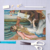 ルノアール・ガールズ・アット・ザ・ピアノ印象派絵画の 薄葉紙 (クラフト)