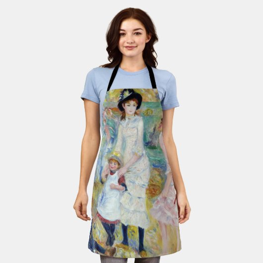 ルノアール – ガーンジー島の子どもたち エプロン (着用した状態)