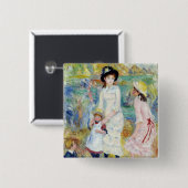 ルノアール – ガーンジー島の子どもたち 缶バッジ (正面&裏面)