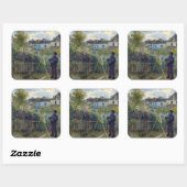 ルノアール – クロード絵画・モネの庭 スクエアシール (シート)