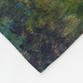 ルノアール – クロード絵画・モネの庭 フリースブランケット (角)