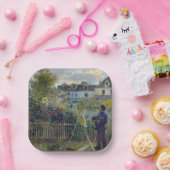 ルノアール – クロード絵画・モネの庭 ペーパープレート (パーティー)