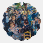 ルノアール – ダンスアットルムーランデラガレット オーナメントカード (裏面)