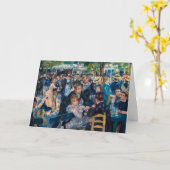 ルノアール – ダンスアットルムーランデラガレット カード (黄色い花)