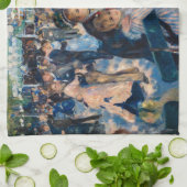 ルノアール – ダンスアットルムーランデラガレット キッチンタオル (折り畳み)