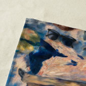 ルノアール – ダンスアットルムーランデラガレット ビーチタオル (インサイチュ)