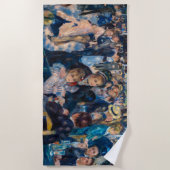 ルノアール – ダンスアットルムーランデラガレット ビーチタオル (正面)