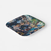 ルノアール – ダンスアットルムーランデラガレット ペーパープレート (傾斜あり)