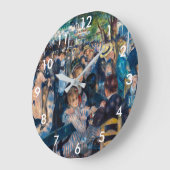 ルノアール – ダンスアットルムーランデラガレット ラージ壁時計 (傾斜)